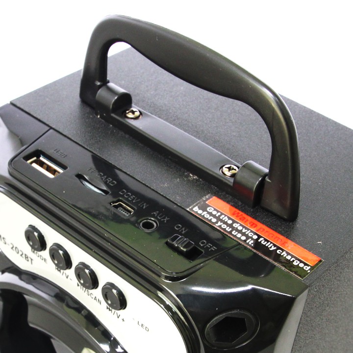 Loa gỗ Bluetooth xách tay MS-202BT
