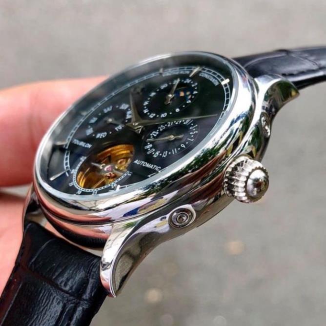 Đồng hồ Nam V.979 máy nhật, mẫu 5kim lộ cơ cánh khế, nhiều màu lựa chọn , dòng cơ Automatic size 40mm , Đồng hồ thật giá