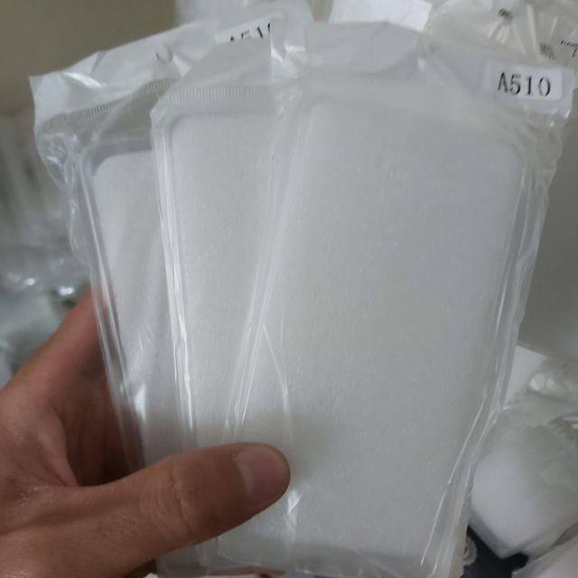 Bộ 3 chiếc ốp lưng cho samsung A5 2016 silicon trong suốt siêu mỏng(loại tốt)
