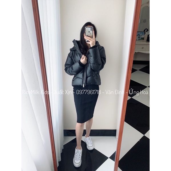 Áo khoác da Zara siêu mềm xuất dư xịn cho nữ