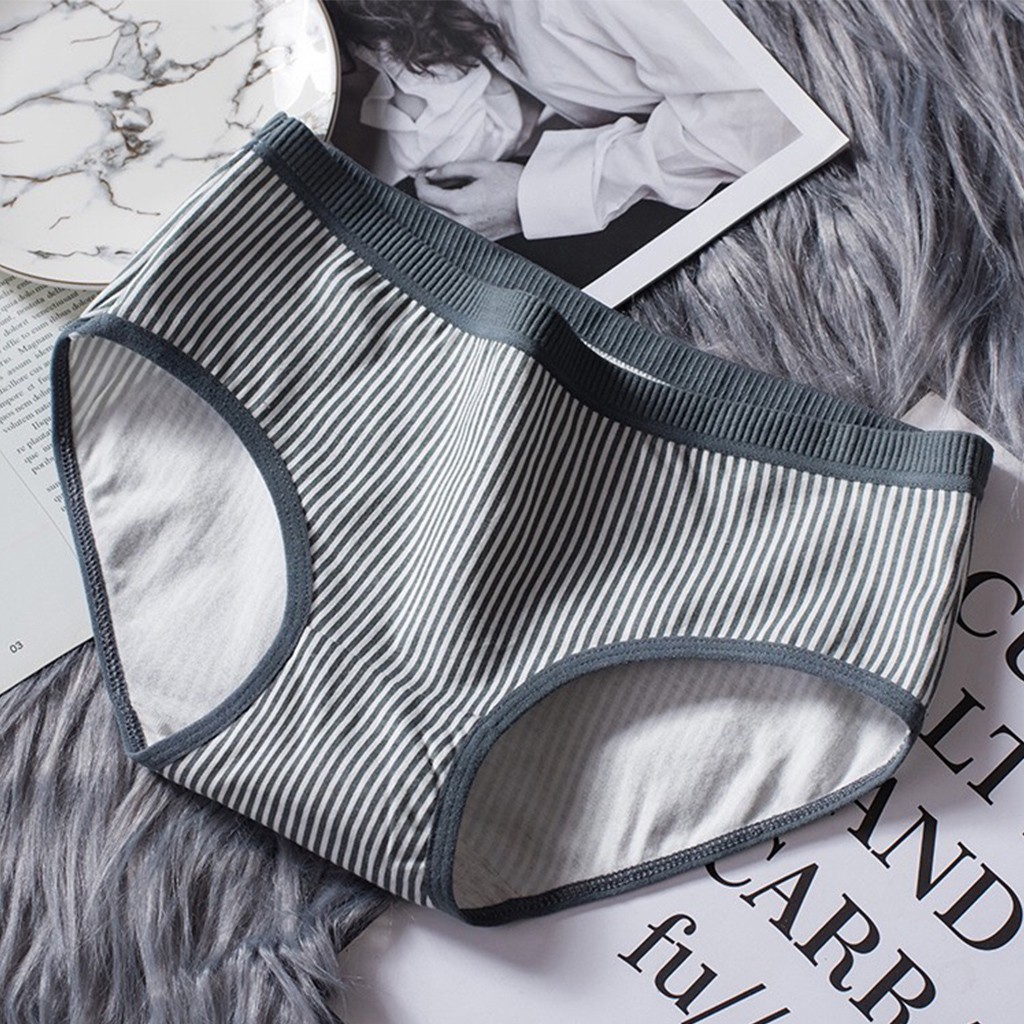 Quần Lót Nữ Quần Lót QLNUDKSOC01 VNXK Chất Cotton Kiểu Dáng Dệt Kim Sọc Siêu Mịn (HÌNH CHỤP THẬT) 01 Cái | BigBuy360 - bigbuy360.vn