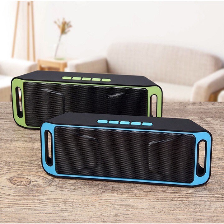 Loa bluetooth Extrabass SC208 Cao Cấp- Máy tính- Usb- nghe FM- Pin trâu
