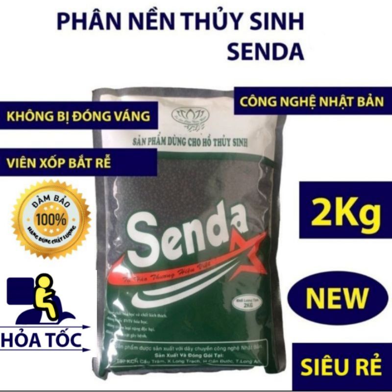 Phân nền thủy sinh Senda gói 2Kg công nghệ Nhật