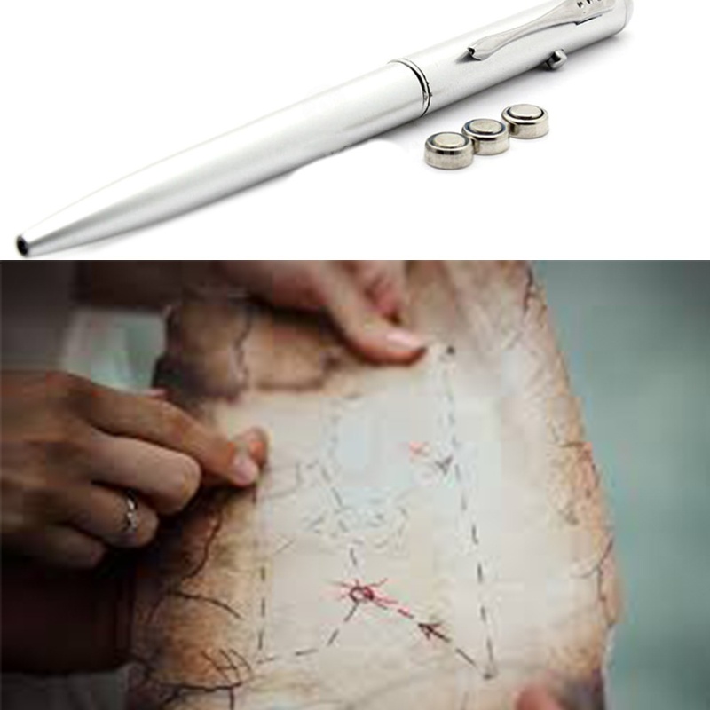 Bút Bi Mực Vô Hình Bằng Kim Loại UV Cho Trẻ Em