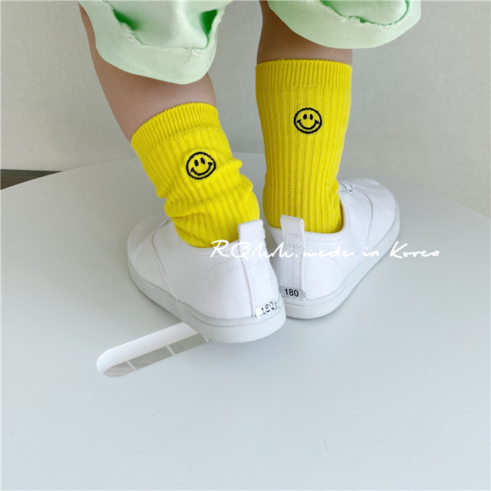 Vớ Cổ Cao Thêu Chữ Phong Cách Hàn Quốc Dành Cho Bé