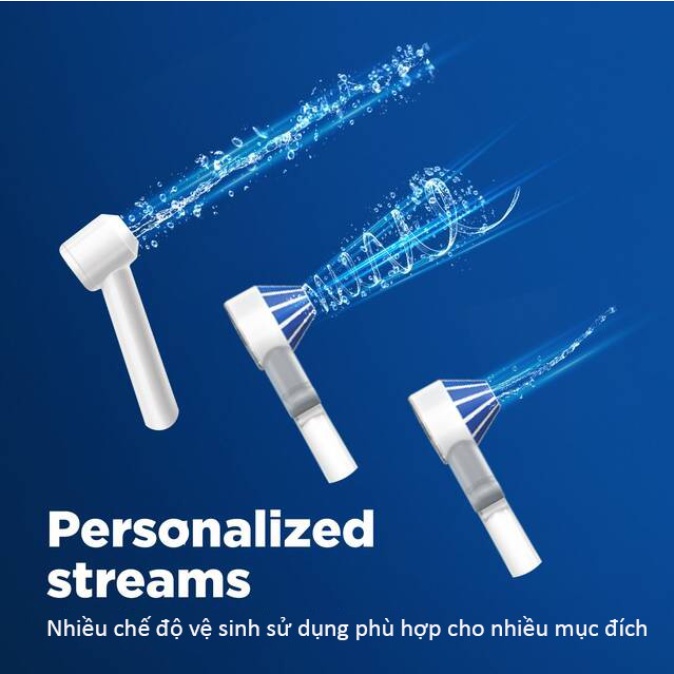 Máy tăm nước không dây ORAL-B AQUACARE 4 Đức, tăm nước cầm tay răng nhạy cảm - Shop Viloet