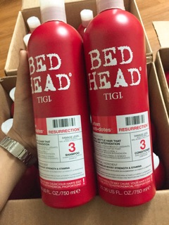 Cặp gội +xả Tigi 750ml(có bill)