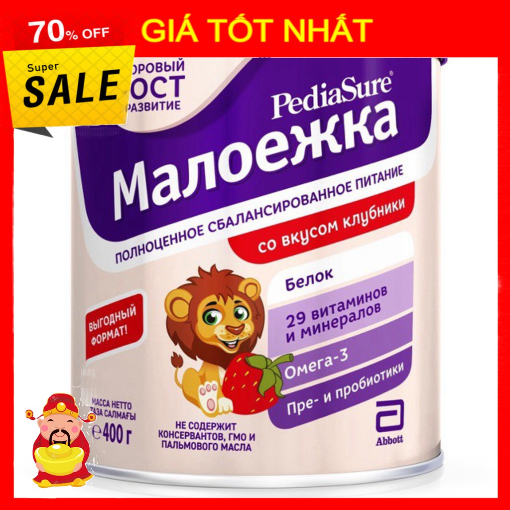 [ GIÁ TỐT NHẤT ]  Sữa Pediasure Nga 400g đủ vị [ HÀNG CHÍNH HÃNG ]