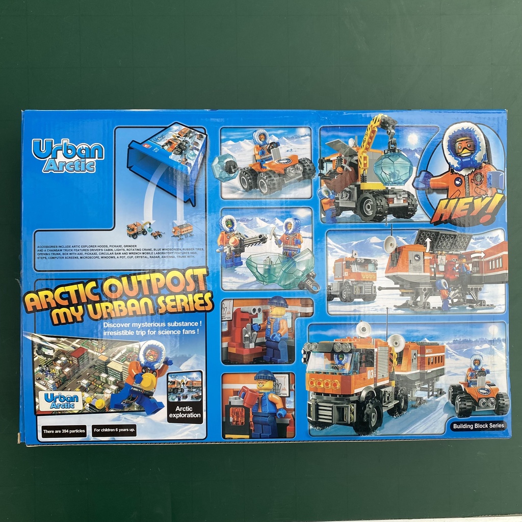 Lego xếp hình lắp ráp Urban Arctic 10440 Đội thám hiểm bắc cực 394pcs