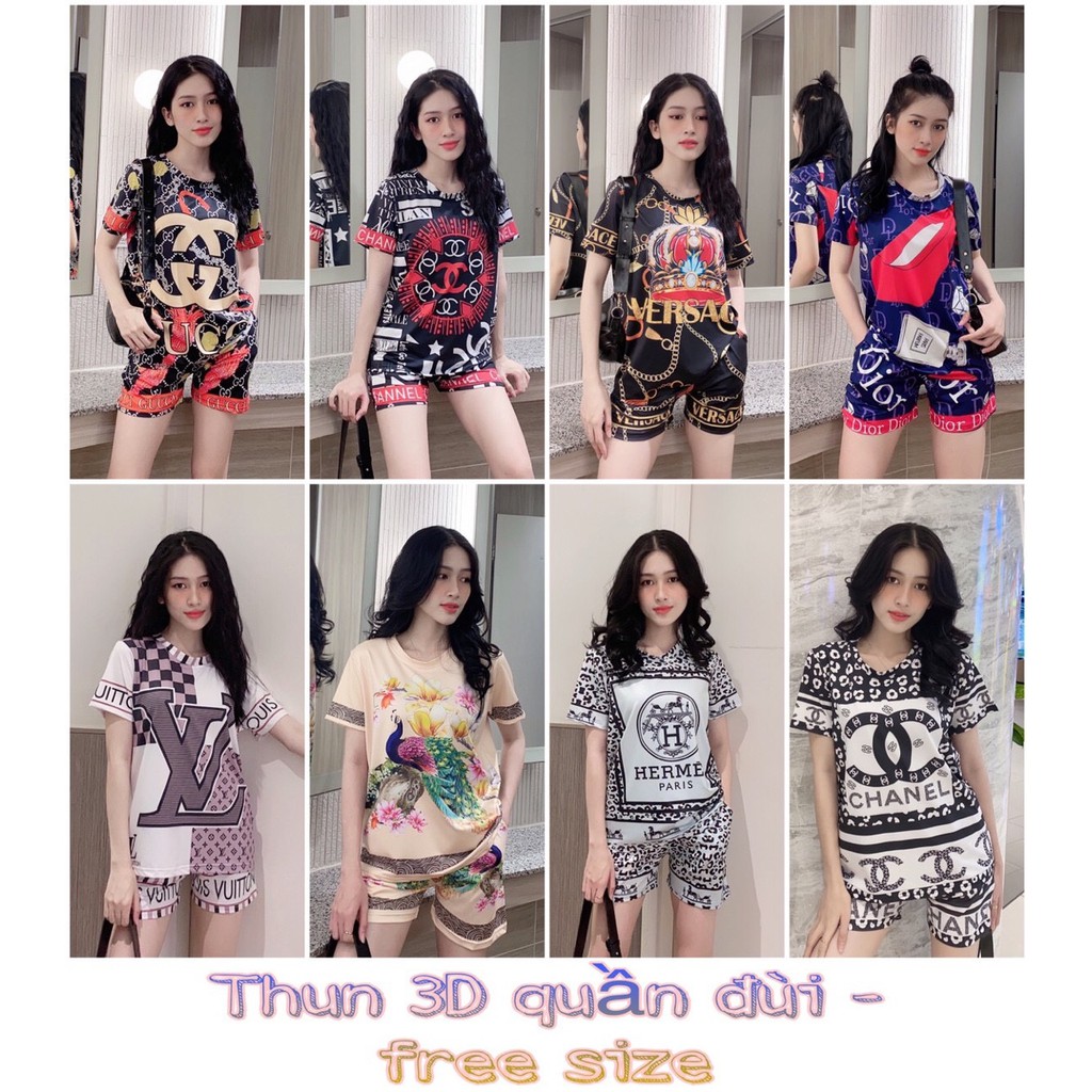 HÀNG CAO CẤP - FREESIZE SET ĐỒ BỘ THUN 3D NGẮN CỰC MÁT, CỰC SANG CHẢNH | BigBuy360 - bigbuy360.vn
