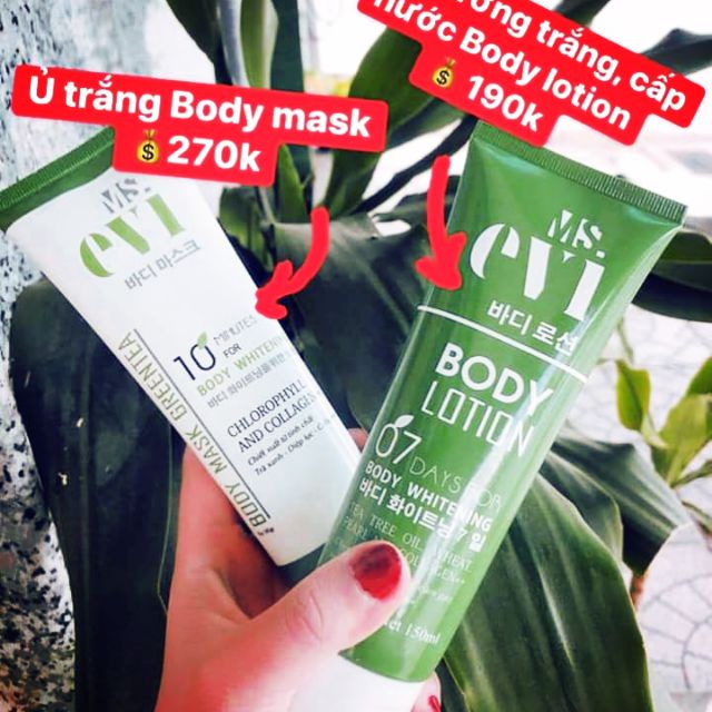 Combo Ủ Kem body MS. EVI