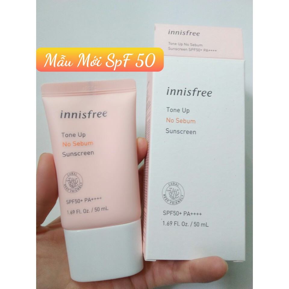 Kem chống nắng Innisfree Daily UV Protection Cream No Sebum