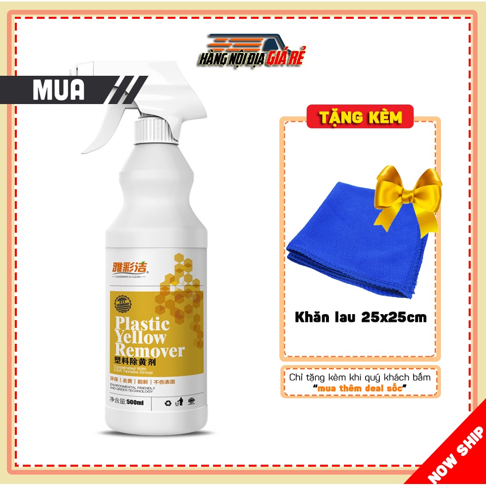 Dung Dịch Tẩy Vết Ố Vàng Và Làm Trắng Đồ Nhựa TEXLABS 500ML HANGNOIDIAGIARE88