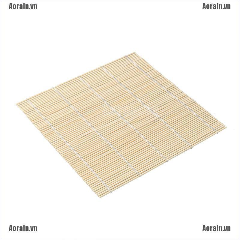 Thảm Cuộn sushi Bằng Tre Kích Thước 24X24Cm