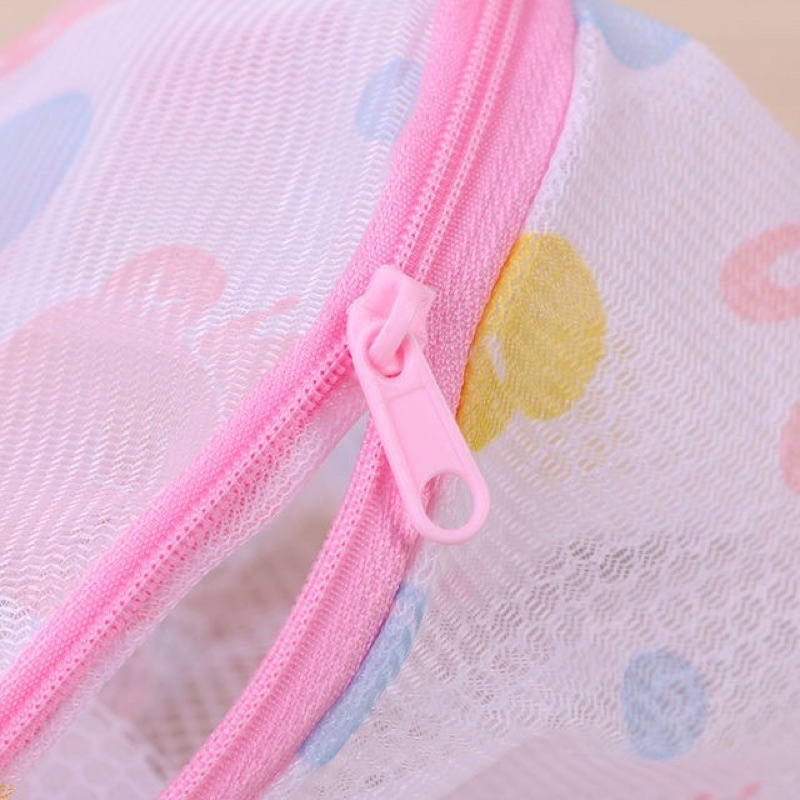 Túi Lưới Giặt Đồ Lót Giúp Bảo Vệ Chống Biến Dạng Trong Máy Giặt Hình Trụ Có Khoá Kéo