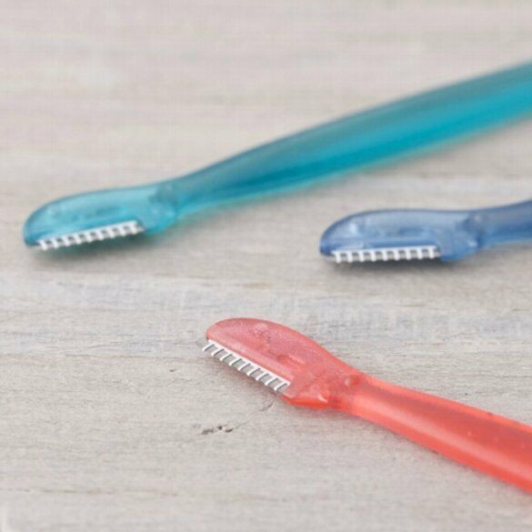 [Hỏa tốc HCM] Combo nước nhỏ mắt Rohto 40ml và set 3 dao cạo lông mày cán dài KAI nhỏ gọn Nội địa Nhật Bản