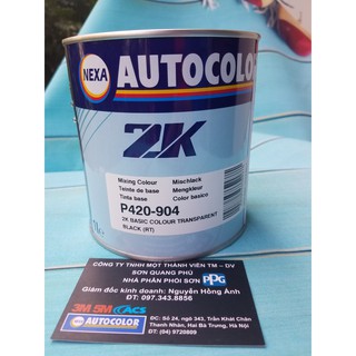 P420-904 Sơn gốc Nexa Autocolor màu đen trong 1 Lít sơn thuộc tập đoàn PPG SONQUANGPHU422