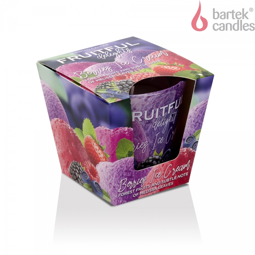 Ly nến thơm Bartek Candles BAT5185 Fruitful 115g (Hương hoa quả)