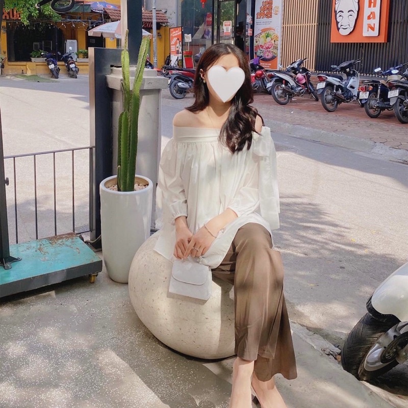 ÁO TRỄ VAI BÈO NUỘC NƠ BÊN ULZZANG