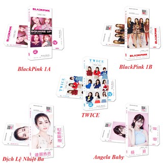 Bookmark Card Thần Tượng Nữ Giới Trẻ BlackPink TWICE BaBy ( Gồm 36 Bookmark Card)