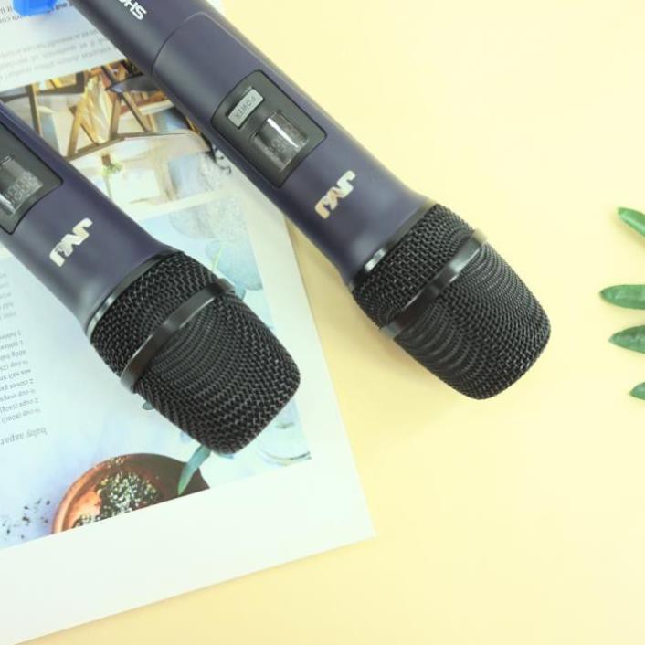 Bộ 2 Microphone không dây W 15 JVJ đa năng cao cấp