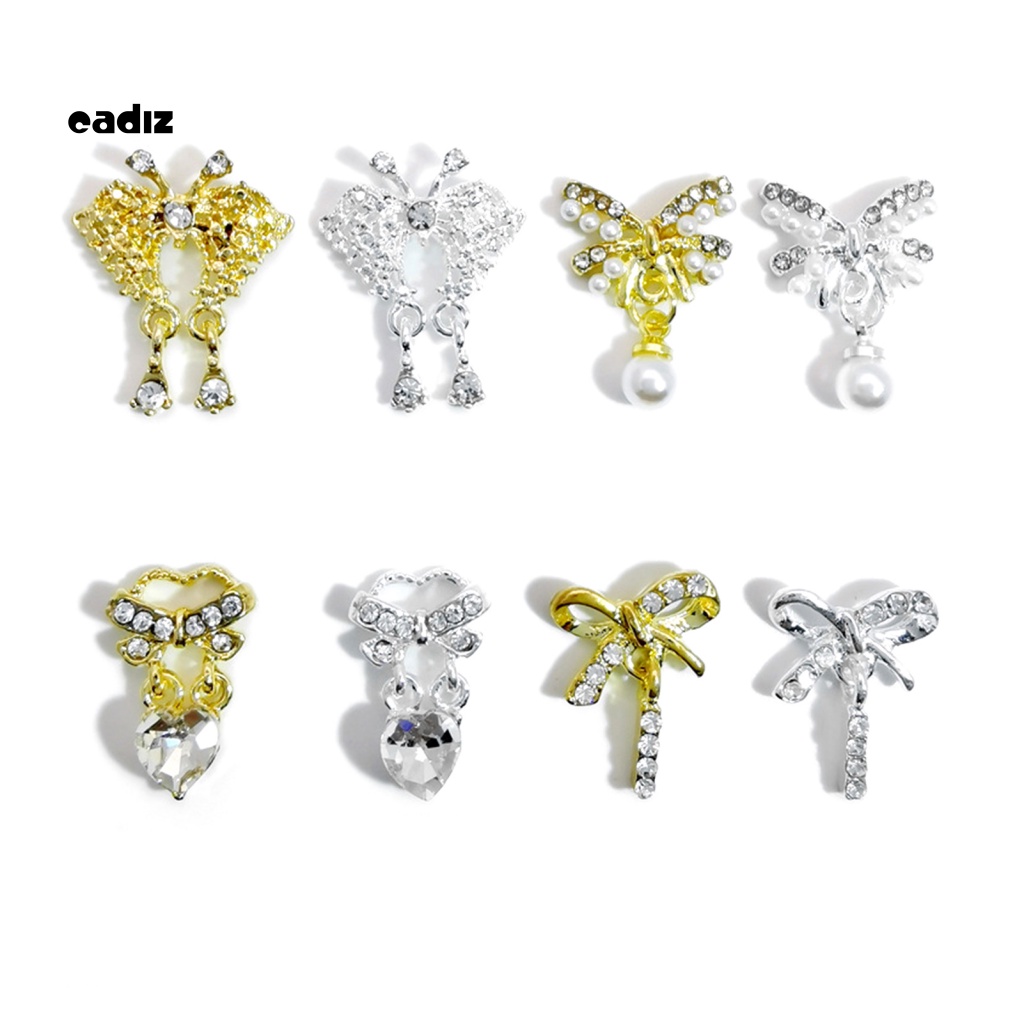 Hộp Phụ Kiện Trang Trí Móng Nghệ Thuật 3D DIY Lấp Lánh