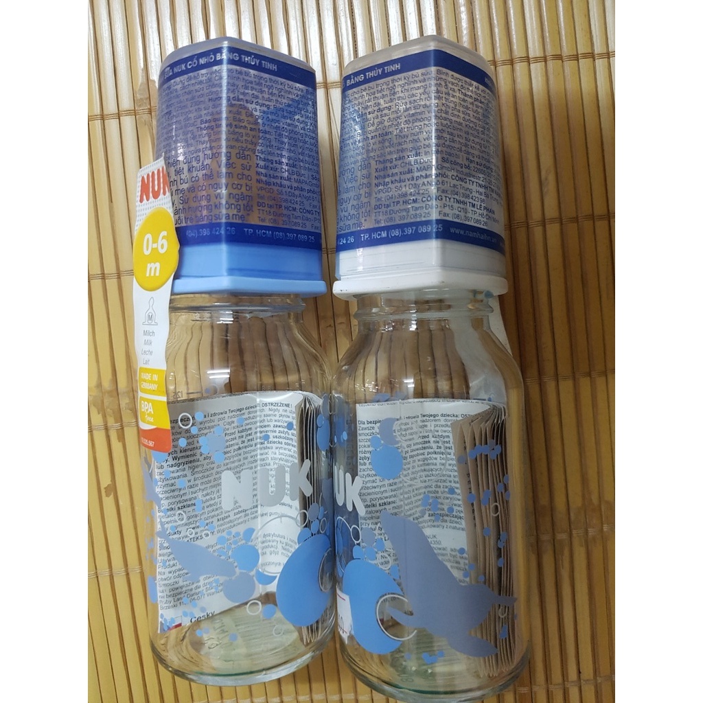 Bình Sữa Thuỷ tinh Nuk 125ml
