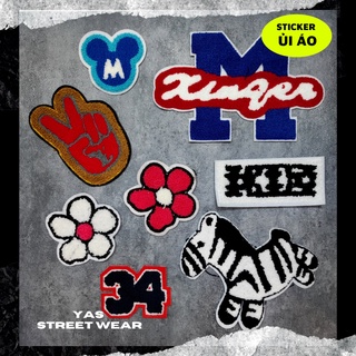 Sticker ủi áo cao cấp, miếng dán quần áo dùng làm Patch ủi, miếng vá quần áo, vá áo phao, trang trí BALO
