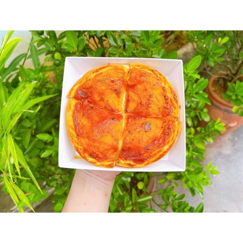 Piza Chicago Nhân Nhồi Phô Mai Size 16cm, Vệ Sinh An Toàn Thực Phẩm, Chuyên Sỉ Ăn Vặt