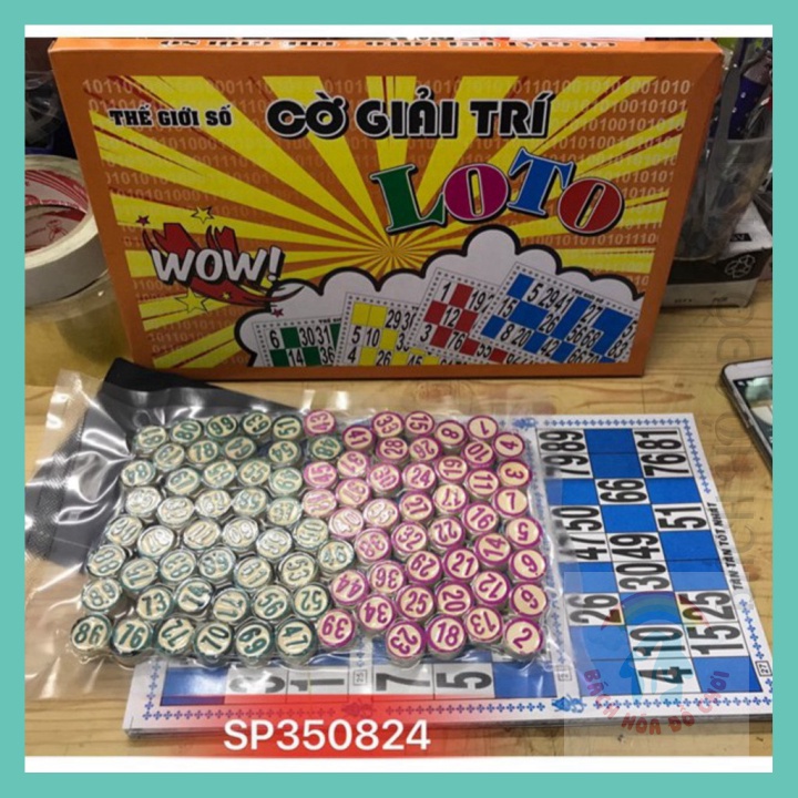 Lô tô 💖𝑭𝑹𝑬𝑬𝑺𝑯𝑰𝑷💖 hạt gỗ - trò chơi dân gian