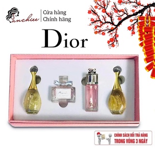 Nước hoa mini 𝘊𝘩𝘪́𝘯𝘩 𝘏𝘢̃𝘯𝘨 Combo Sét 4 Chai nước hoa dior Dior 5ml