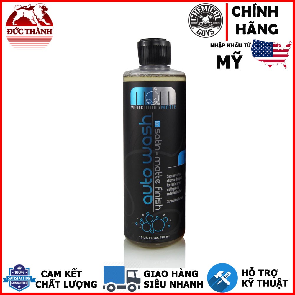 Nước rửa chuyên cho xe sơn đặc biệt Chemical Guys Meticulous Matte Auto Wash For Satin Finish (16 oz) ducthanhauto