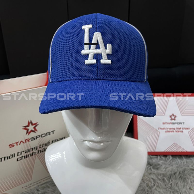 Mũ Thời trang Hàn Quốc MLB LA Xanh Coban - Mã 32CP06011