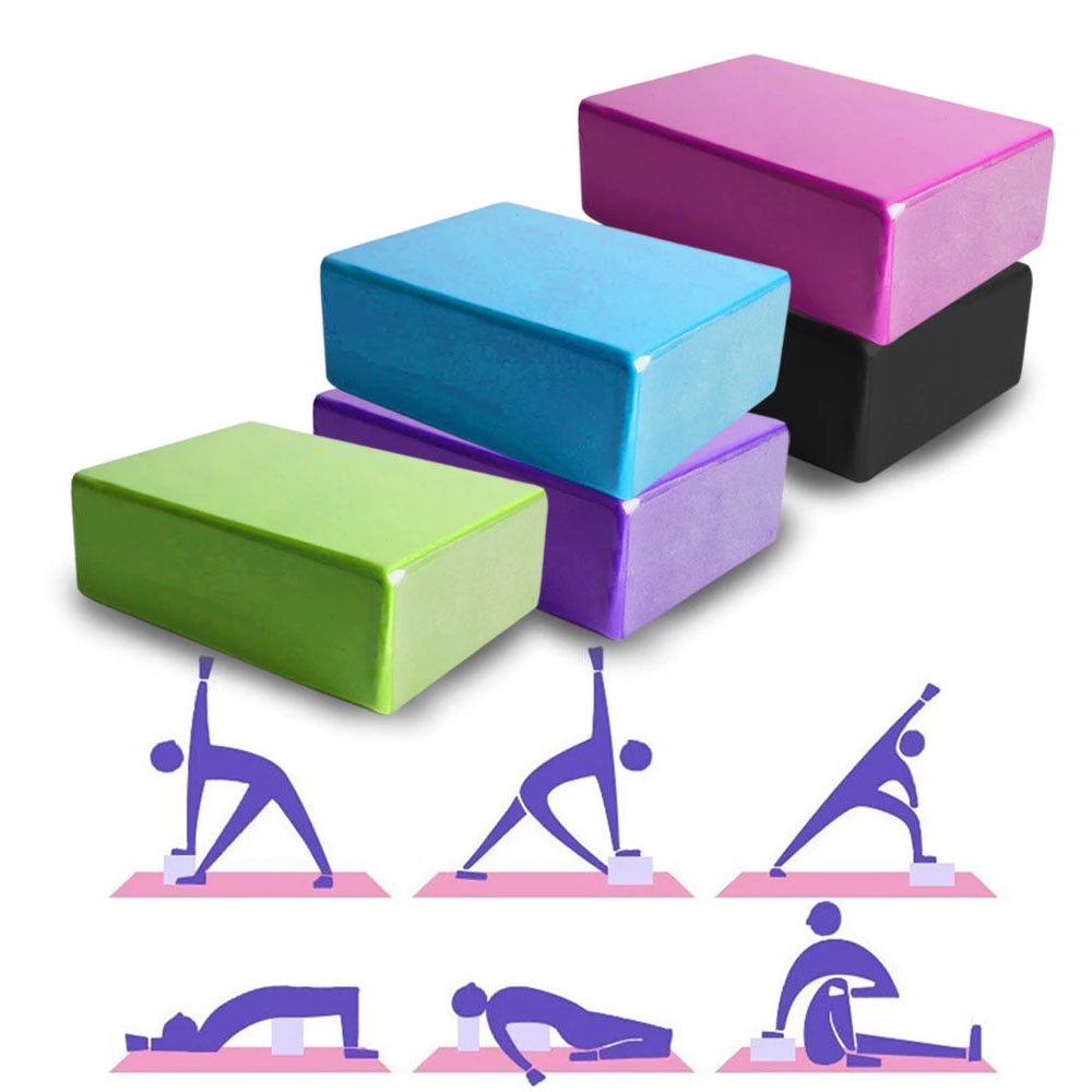 1 Khối Xốp EVA Nhiều Màu Hỗ Trợ Luyện Tập Yoga / Thể Hình Màu Sắc Ngẫu Nhiên