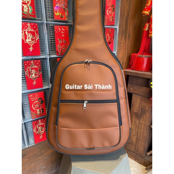 Bao Da Guitar ST.Real Guitar Sài Thành mã D11 chất liệu da 5 lớp