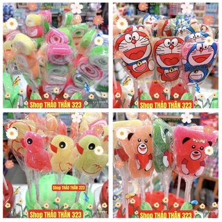 Kẹo Dẻo Xoắn , Kẹo Dẻo Trái Cây Hoạt Hình Dễ Thương Ngon Tuyệt Vời