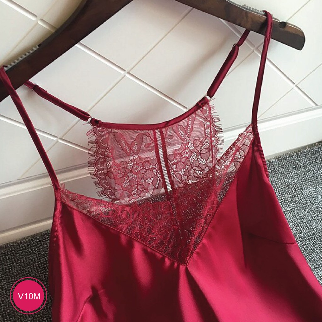 Bộ ngủ mặc nhà chất lụa satin cao cấp Xavia V10 | BigBuy360 - bigbuy360.vn