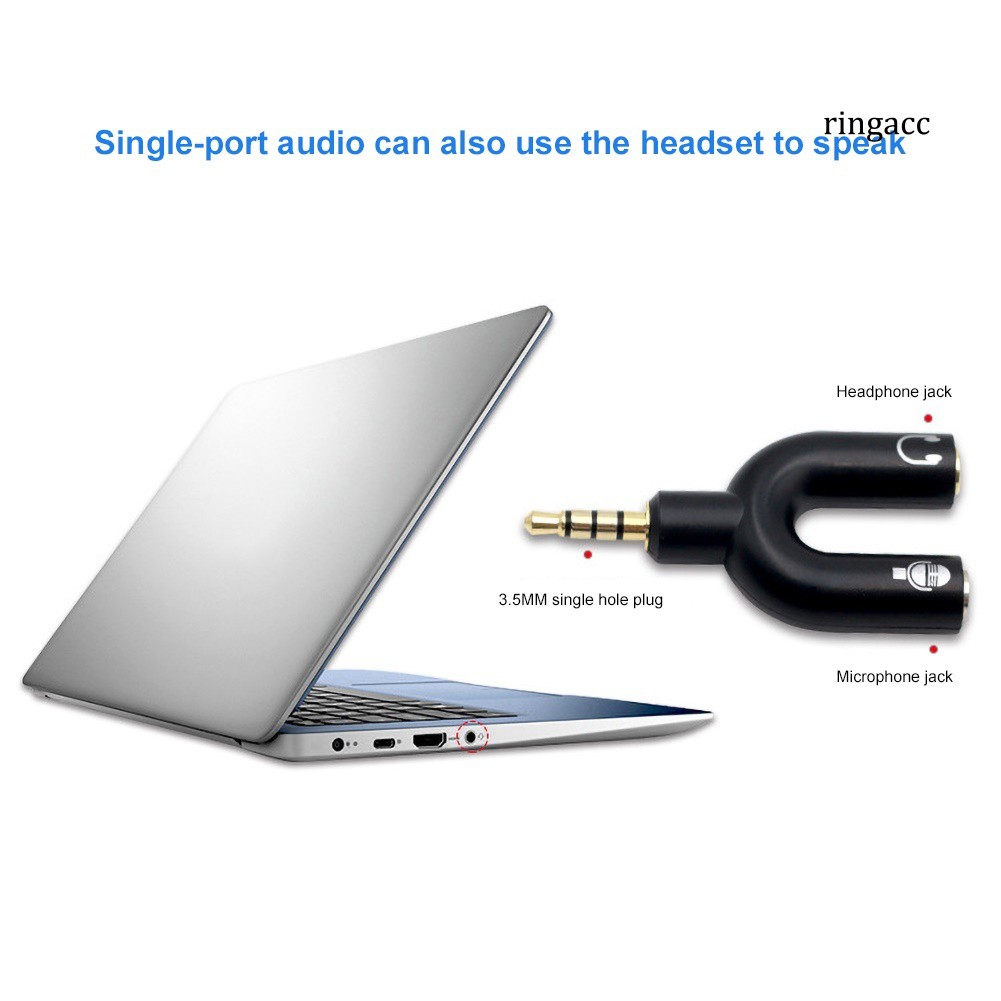 Đầu Chia Tai Nghe Ra 1 Ra 2 Jack 3.5mm Tiện Dụng