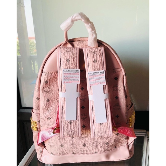 Balo mcm size 40 màu hồng