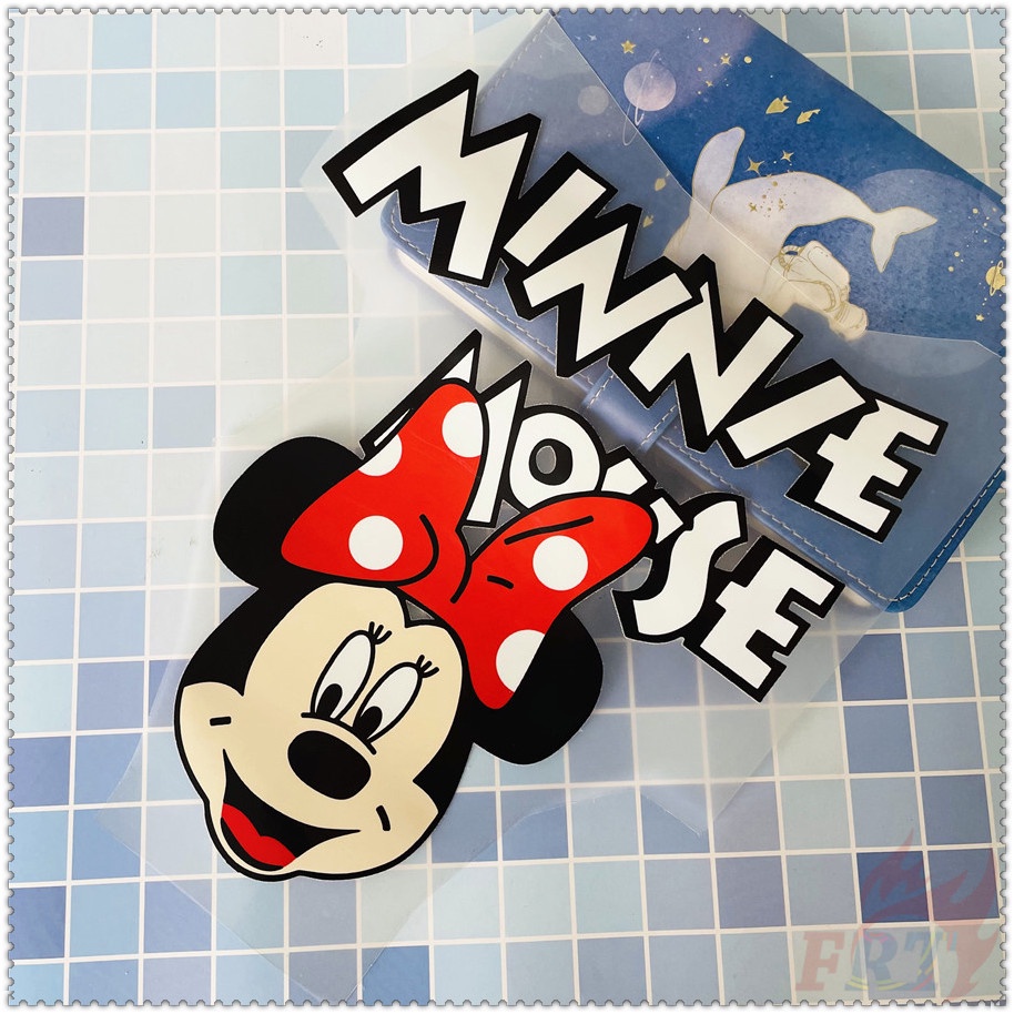 1 miếng dán vinyl in nhiệt hình Mickey/Minnie DIY