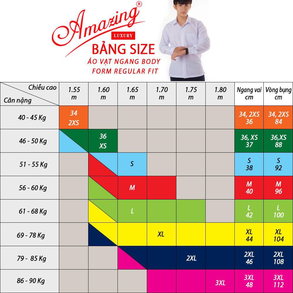 Áo sơ mi nam Amazing, tay ngắn, vạt ngang, form body, vải KT silk màu trơn mượt mà, thoáng mát | BigBuy360 - bigbuy360.vn