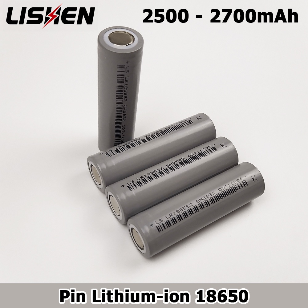 Pin Lishen 18650 5C pin lithium ion li-ion LS 2500mAh 2600mAh 2700mAh