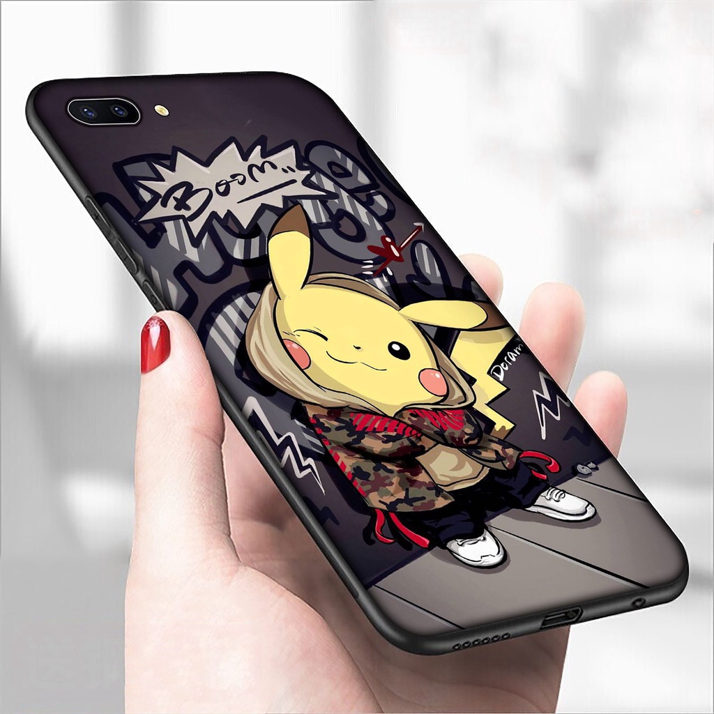 Ốp điện thoại silicone TPU mềm in hình Pikachu Pokemon dễ thương cho Xiaomi Redmi Note 9S 5 9 Pro Max 9A 9C