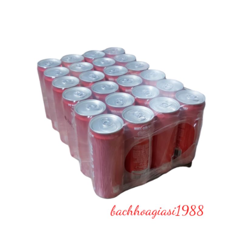 NOW SHIP Thùng 24 lon Coca cola 330ml vị nguyên bản