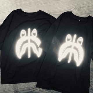 [shop yêu thích] ÁO THUN BAPE CÁ MẬP PHẢN QUANG SIÊU RẺ (UNISEX)