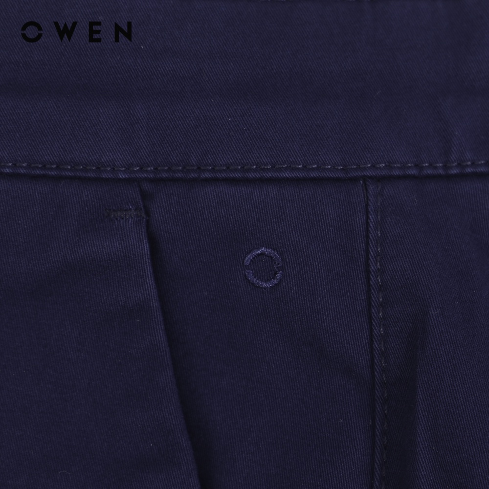 Quần Khaki dài Nam Owen Slimfit Navy - QKSL221138