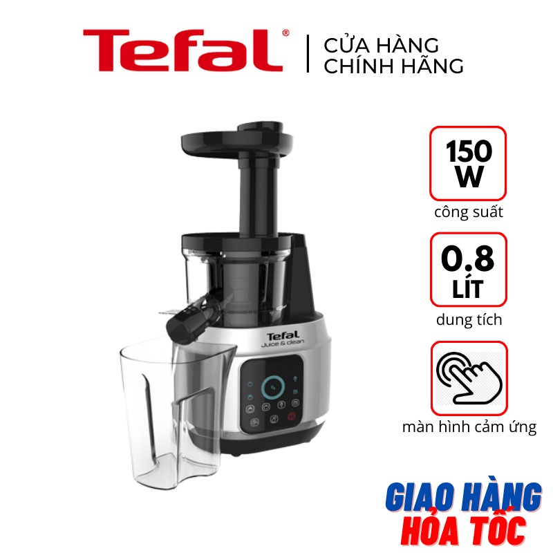 Máy ép trái cây chậm cảm ứng vỏ nhựa Tefal ZC420E38 150W - Hàng chính hãng