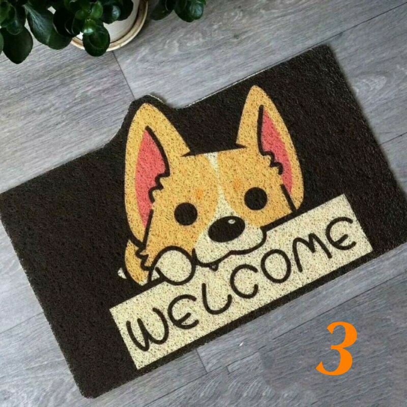 THẢM LAU CHÂN 3D CHỐNG TRƠN TRƯỢT 40x60CM