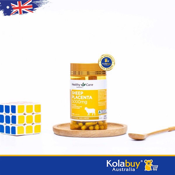 Viên uống nhau thai cừu của Úc Healthy Care Sheep Placenta 5000mg 100 viên