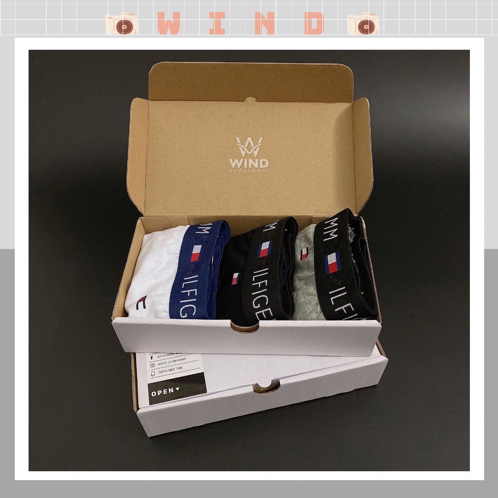 Quần sịp nam đùi boxer cao cấp chất vải cotton co giãn 4 chiều thoải mái chơi thể thao và vận động mạnh TIEM TOM009 mới